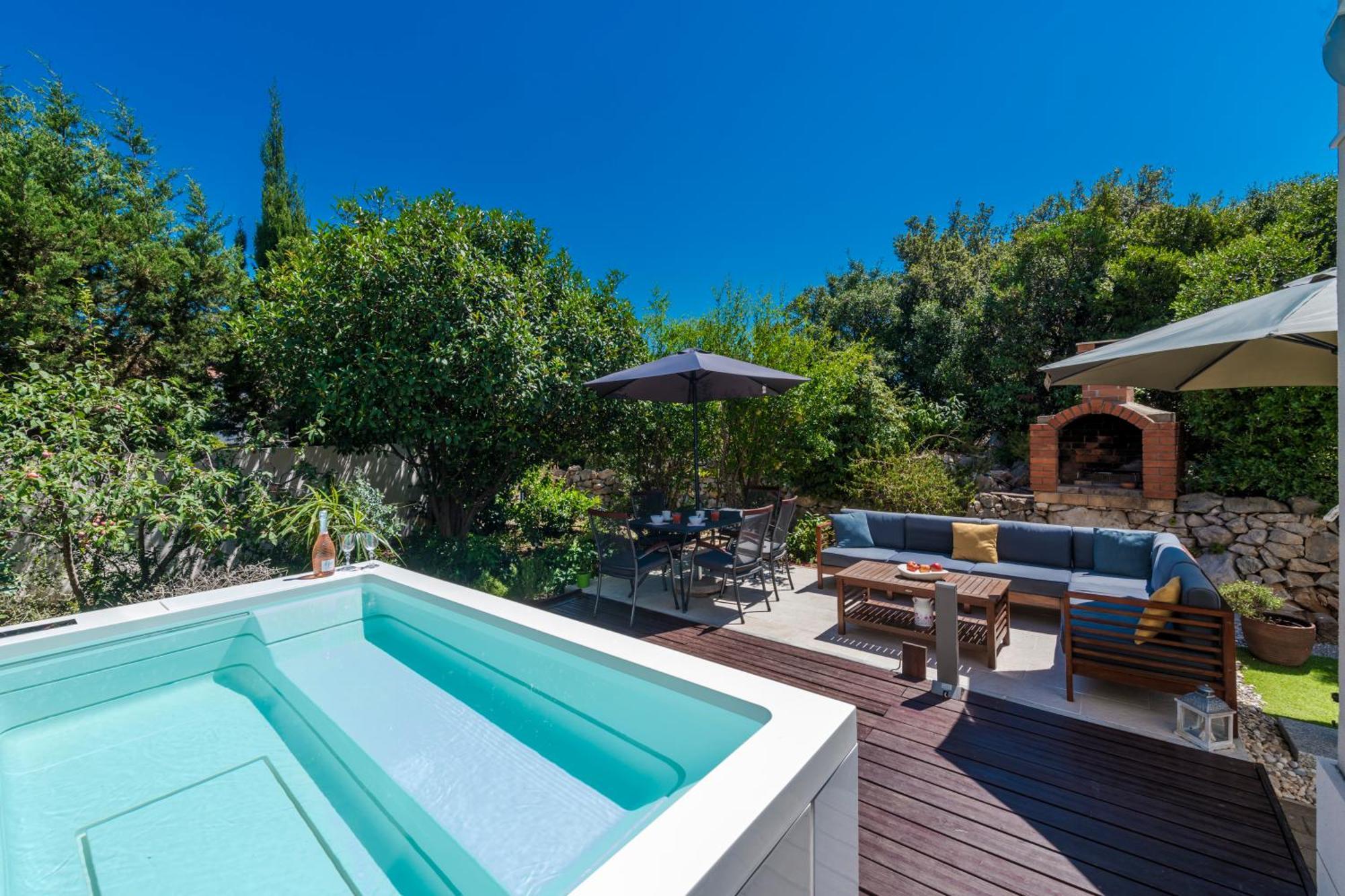 With Terrace And Mini Pool Gold